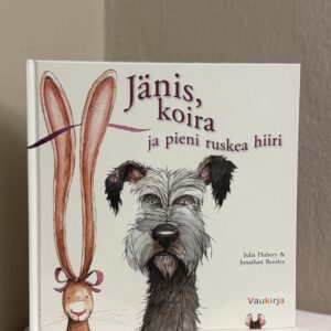 Jänis, koira ja pieni ruskea hiiri